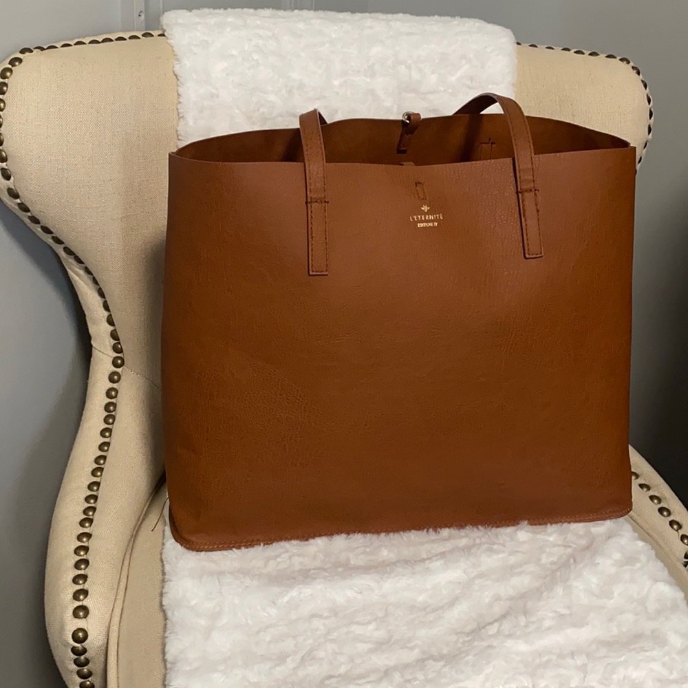 Faux Leather L’eternite Edition IV Handbag